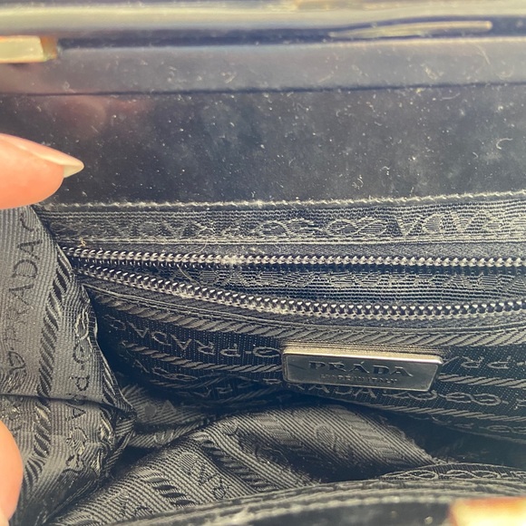 Vintage Prada Black Shoulder Purse - Picture 12 of 15